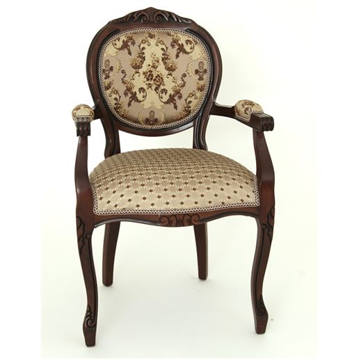 Кресло Орион-2 Темный орех/матовый/Патина черная