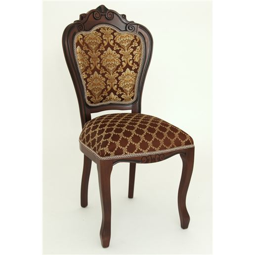 Стул Кардинал Темный орех матовый/Патина черная