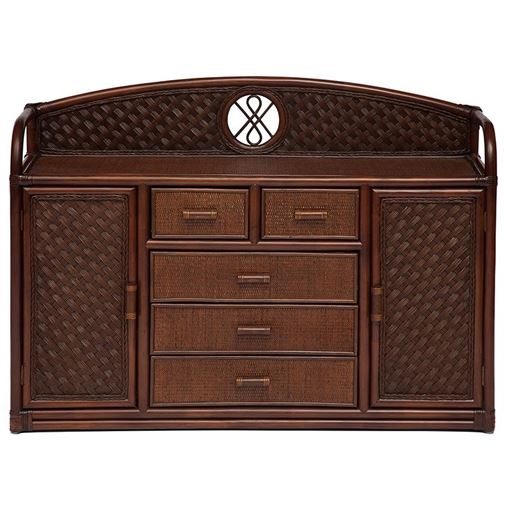 Комод из натурального ротанга «Андреа» (Andrea) Античный орех