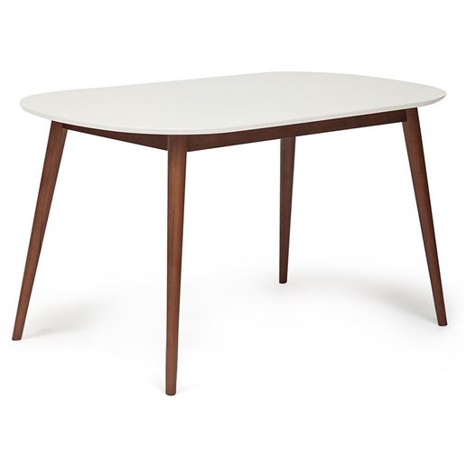 Стол обеденный "Макс" (Max Brown) Коричневый/Белый