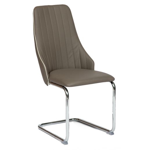 Стул на металлокаркасе FRATELLI  SKY8415 Пепельно-коричневый/Слоновая кость