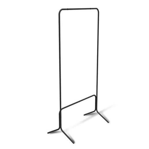 Вешалка для одежды напольная SHT-WR4040 (черный/серый)