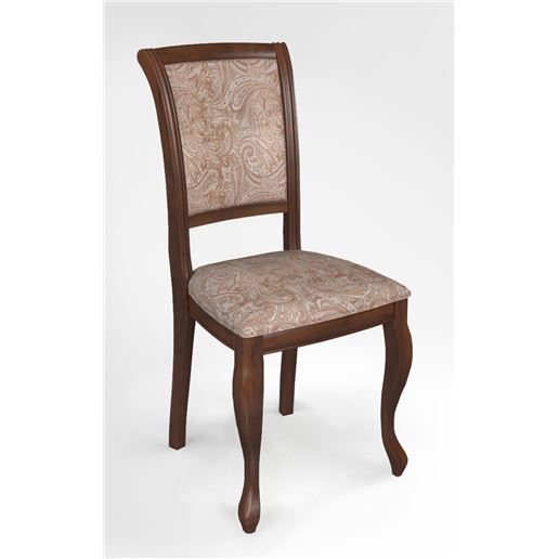 Стул Дионис (Темный орех /ткань-Longoria Beige)
