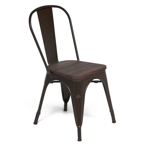 Стул на металлокаркасе VIP LOFT Secret De Maison Коричневый