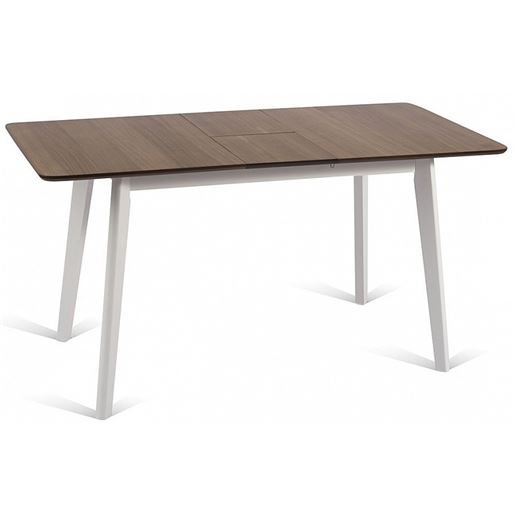 Стол обеденный TS Marcello Natural walnut/Pure white