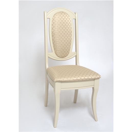 Стул "Королевский" (Слоновая кость/ткань Орфей 160/1)