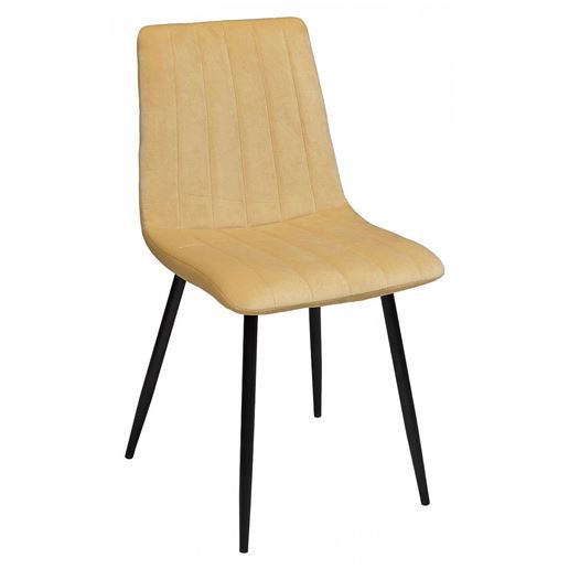 Стул на металлокаркасе DUBLIN Капучино велюр G062-05