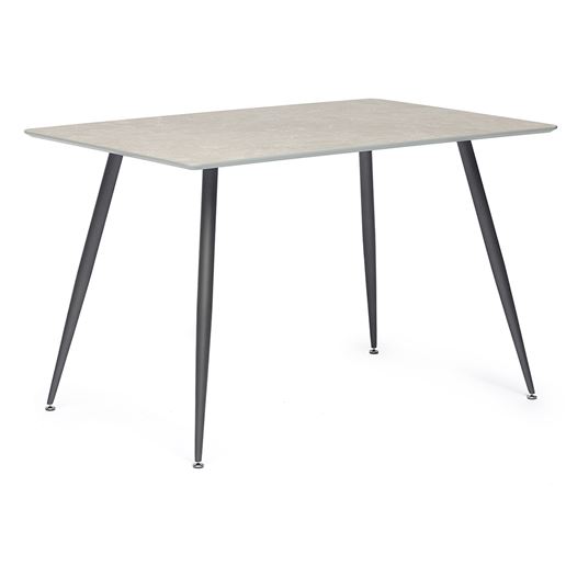 Стол обеденный DARWIN  Антрацит/Серый мрамор