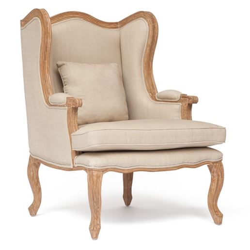 Кресло Secret De Maison Grand Maison (mod.ASS785) Орех/Бежевый