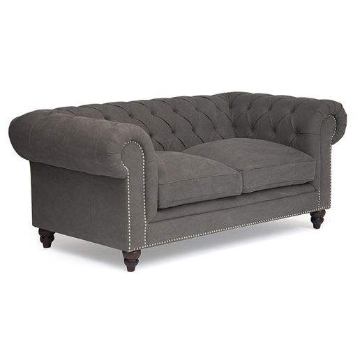 Диван мягкий Честерфилд/Chesterfield Серый
