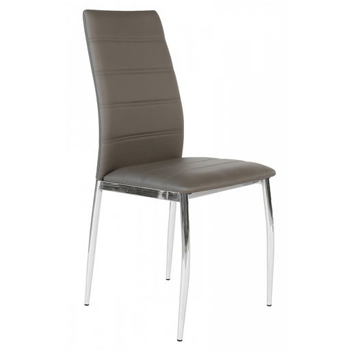 Стул на металлокаркасе Desert 603 Темно-Бежевый Экокожа