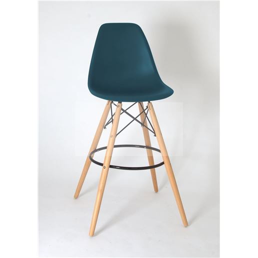 Полубарный стул Eames РР-638-G/Н65/Nik Bar (Green 02/Бирюза)