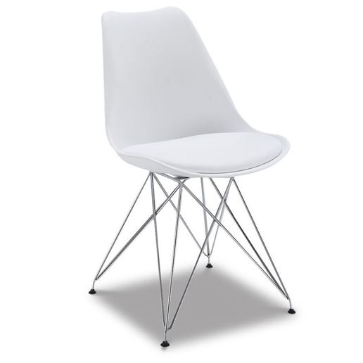 Стул на металлокаркасе 635-A White-07
