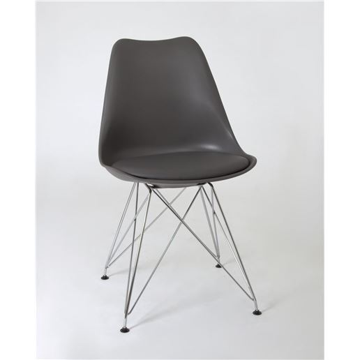 Стул на металлокаркасе 635-A Grey-21