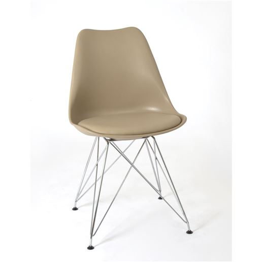 Стул на металлокаркасе 635-A Beige-06