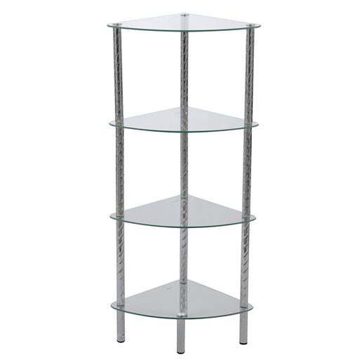 Стеллаж металлический с 4-мя полками 47-169 Clear Glass
