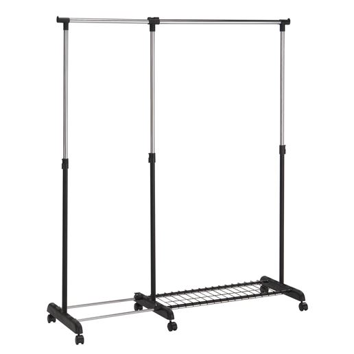 Вешалка гардеробная с полкой раздвижная GC 1892