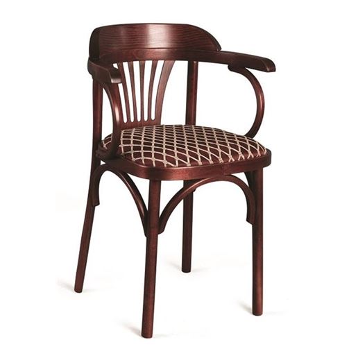 Стул Венский мягкий Махагон/Ткань 4 Bordo