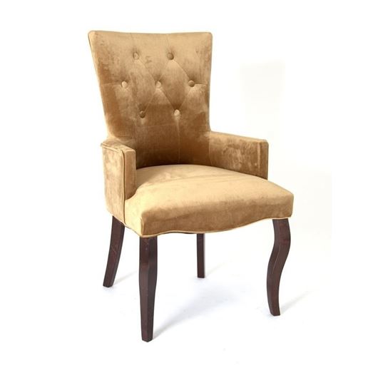 Кресло Виктория Темный тон/5 Золото