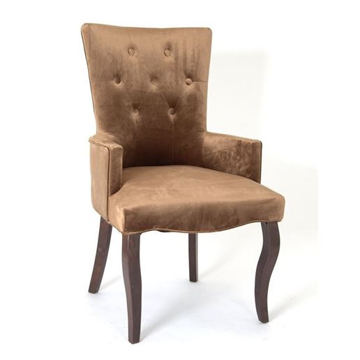 Кресло Виктория Темный тон/6-Шоколад