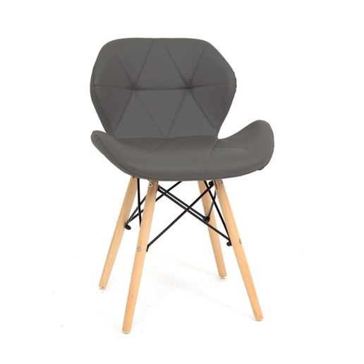 Стул 302 PU/Invar Grey 21