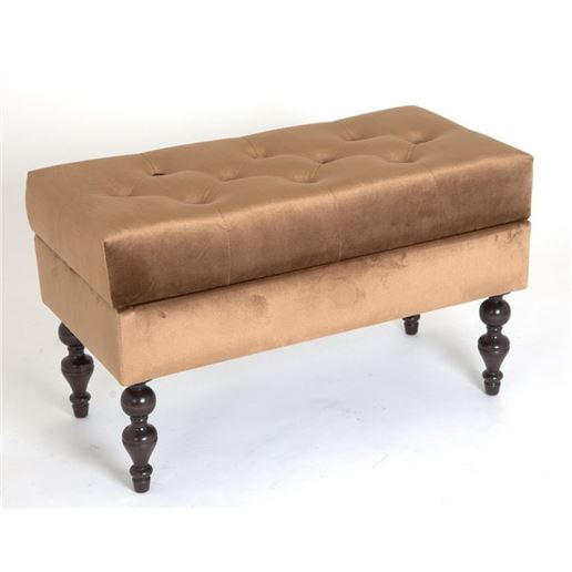 Банкетка Виктория Темный тон/6 Шоколад