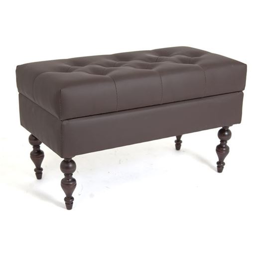 Банкетка Виктория Темный тон/1 Шоколад