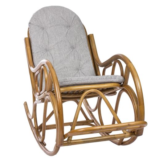 Кресло-качалка с подушкой Classic (MI-001/Economic) Мед