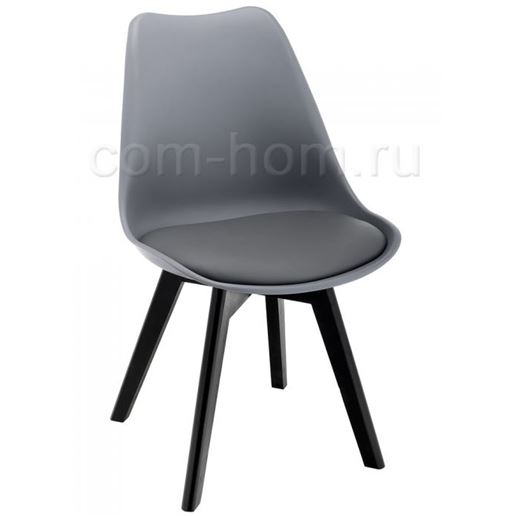 Стул деревянный Bonus черный / серый