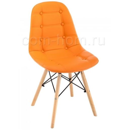 Стул деревянный Kvadro оранжевый