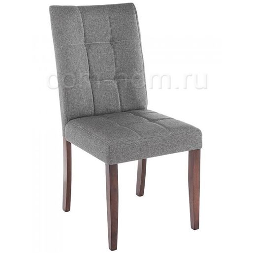 Стул деревянный Madina dark walnut / fabric grey