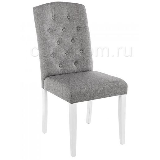 Стул деревянный Menson white / fabric pebble