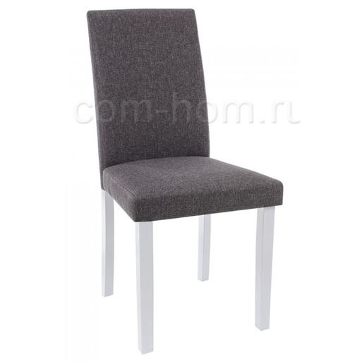 Стул деревянный Стул Gross white / dark grey