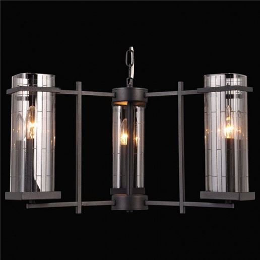  Подвесная люстра Natali Kovaltseva Brawn BRAWN 75121/3C GRAY