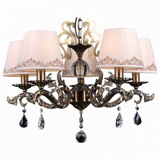  Подвесная люстра Natali Kovaltseva Calais Calais 70012-5C ANTIQUE
