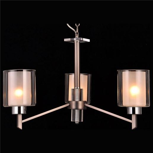  Подвесная люстра Natali Kovaltseva Double DOUBLE 81049-3C ANTIQUE SILVER