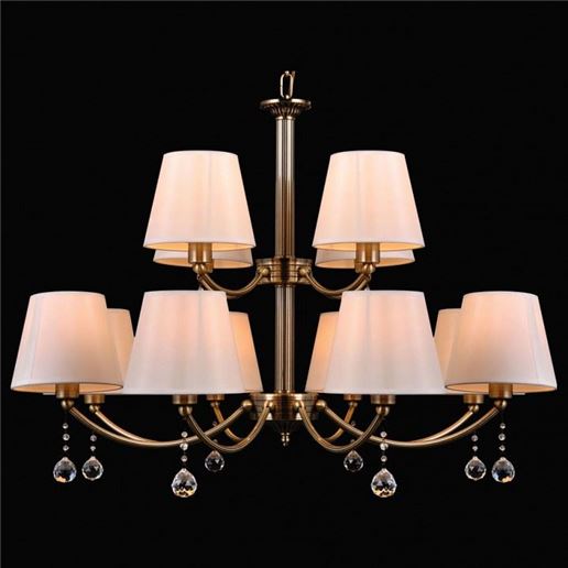  Подвесная люстра Natali Kovaltseva Le Mans Le Mans 75003-12C ANTIQUE