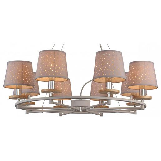  Подвесная люстра Natali Kovaltseva Lisbon LISBON 81055-8C SATIN WHITE