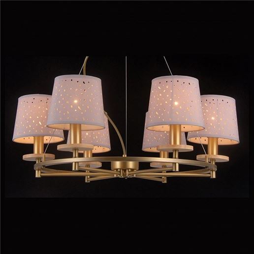  Подвесная люстра Natali Kovaltseva Lisbon LISBON 81064-6C ANTIQUE BRASS