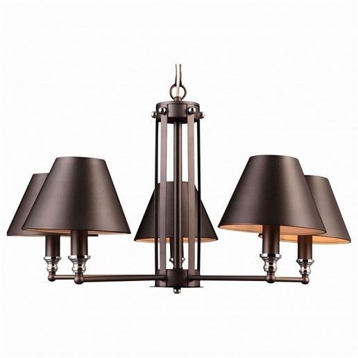  Подвесная люстра Natali Kovaltseva Marquis Marquis 81000-5C GRAY BRASS