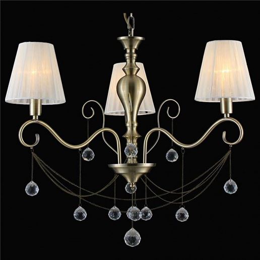  Подвесная люстра Natali Kovaltseva Monza I MONZA I 70075-3C ANTIQUE