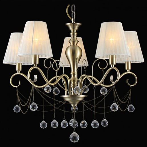  Подвесная люстра Natali Kovaltseva Monza I MONZA I 70075-5C ANTIQUE
