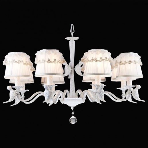  Подвесная люстра Natali Kovaltseva Oriole ORIOLE 70011-8C WHITE GOLD
