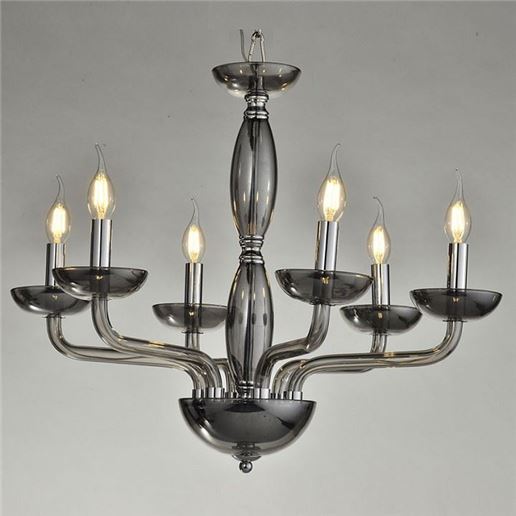  Подвесная люстра Newport 12600 12606/S smoke