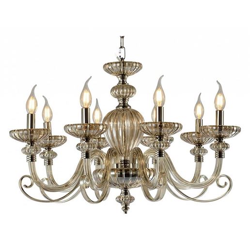  Подвесная люстра Newport 12800 12808/S cognac