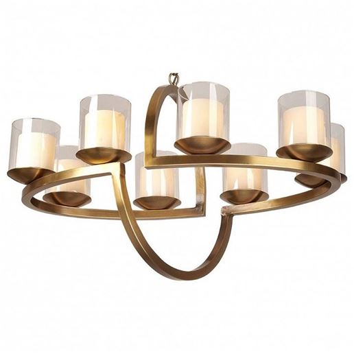  Подвесная люстра Newport 35000 35008+1/S brass