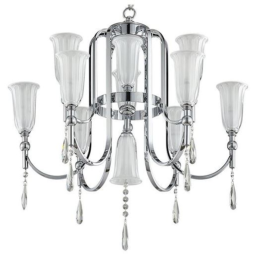  Подвесная люстра Newport 4800 4806+3/C chrome