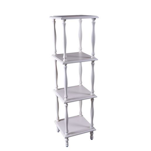 Этажерка 4 полки  (Белый)
