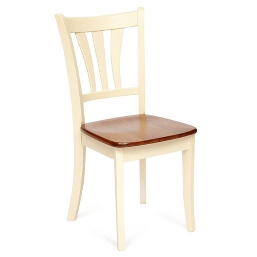 Стул IGLESIAS с твердым сиденьем (mod. D-84E) Дуб/Кремовый