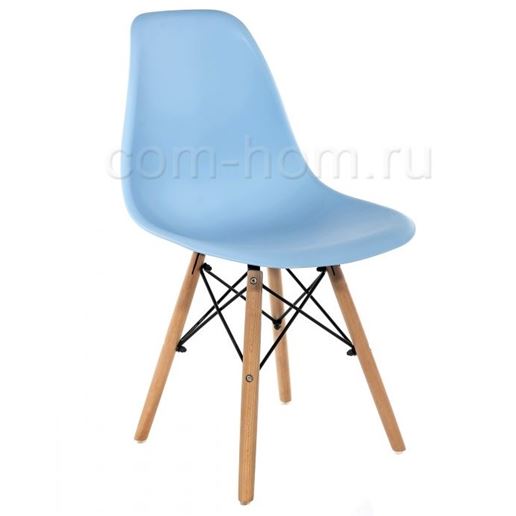 Стул деревянный Eames PC-015 blue